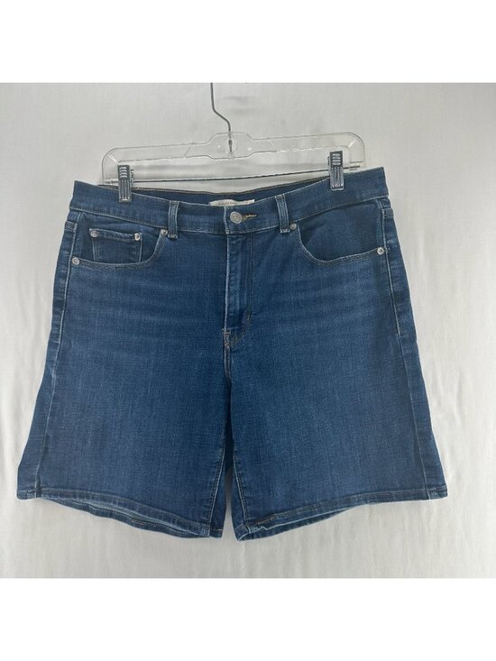 Levi's Pants - Levis Classic Jean Short Womens 29 Medium Wash Denim Zip Fly Summer Casual Blue